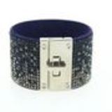 Bracelet manchette strass CARA