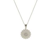 Collier inoxydable tournesol, 4412-8