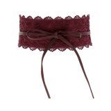 FLORITA Lace large waist obi belt