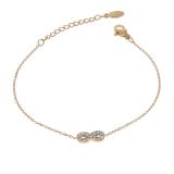 Bracelet femme Infini en acier inoxydable SAVERIA