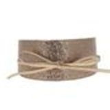 DANICA large leatherette belt