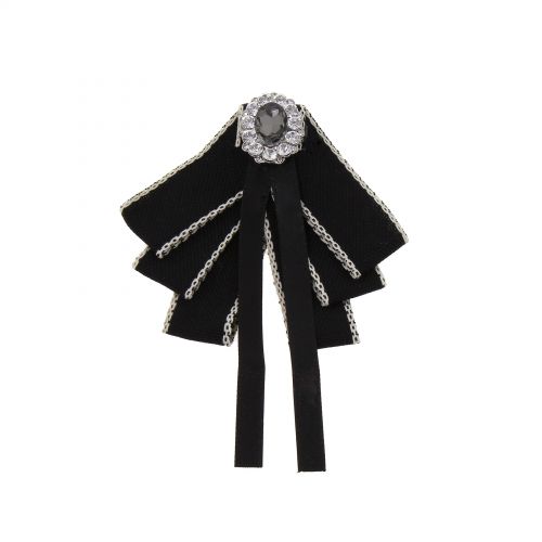 Broche, cravate Ruban femme, strass ULIANA