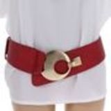 VANESSA leatherette large belt