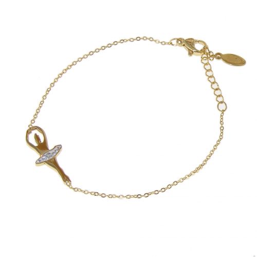 Bracelet femme "Ballerine" en acier inoxydable, SOLEA