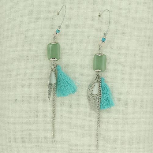 Tassel, Stone, drop, dangling woman Earring DAYMON