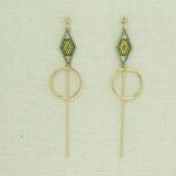 Long dangle earring ELIZABETH