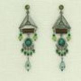 Boucles d'oreilles créole strass 50mm Gerda