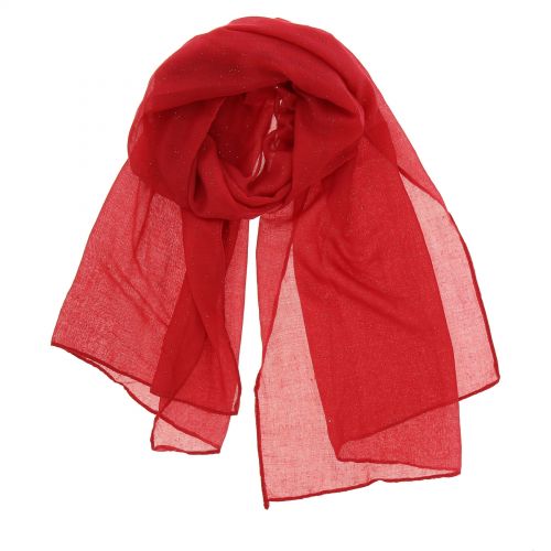 Echarpe, Foulard femme mousseline à paillettes WIKTORIA