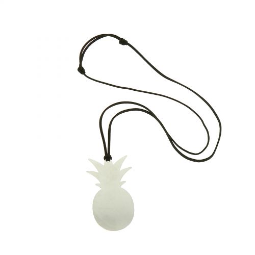 Lange Damen-Halskette mit Ananas Einhorn Anhänger aus Edelstahl, MILAA