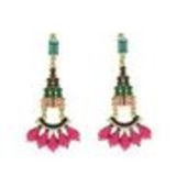 Boucles d'oreilles lamelles coloré, 2062