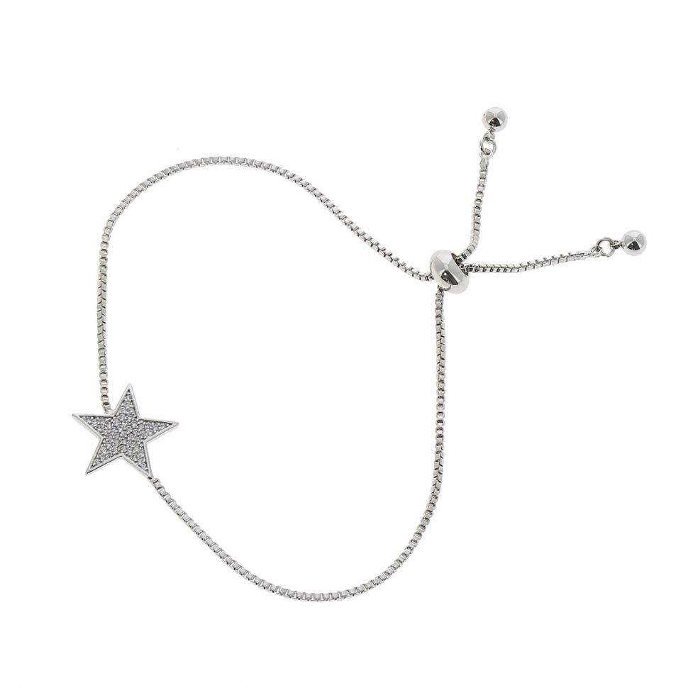 Bracelet à strass adjustable étoile FLEURY