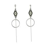 Long dangle earring ELIZABETH