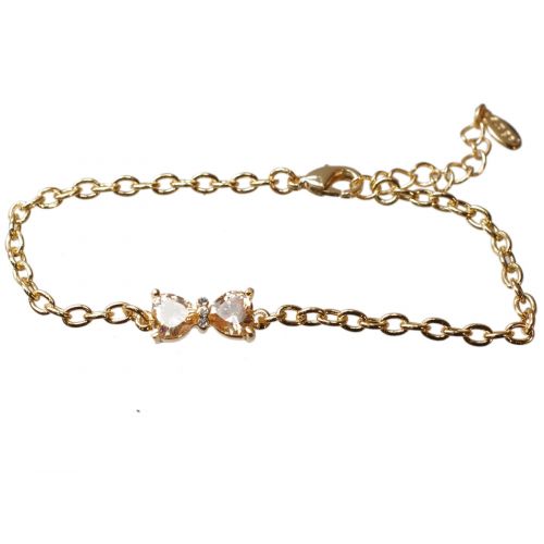 Bracelet noeud papillon, strass REECE