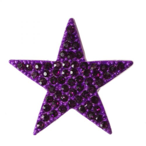 Bague métal étoile XL, BA16 Violet - 1422-5232