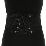 Lace Wide Waist Elasticated Woman Corset Belt, AUGUSTINE