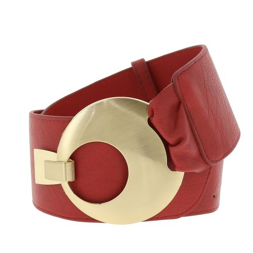 VANESSA leatherette large belt