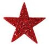 Bague métal étoile XL, BA16 Rouge - 1422-5238