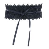 FLORITA Lace large waist obi belt