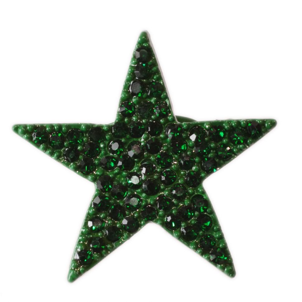 Bague métal étoile XL, BA16 Violet Vert pin - 1422-5239