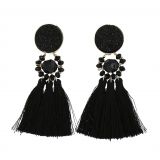 Hanging tassel earring, LEALA