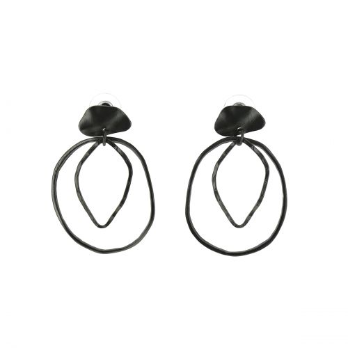 Women's copper earrings, PATSY