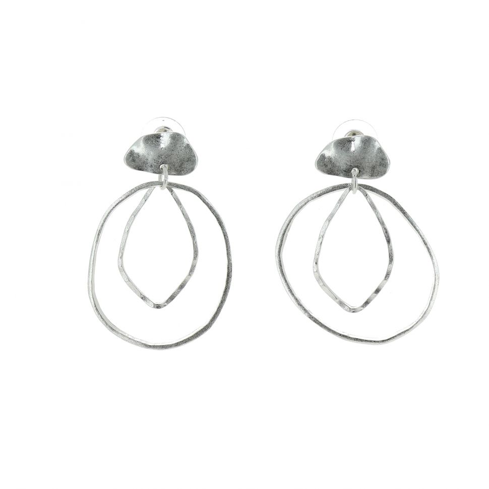 Boucles d'oreilles femme à anneaux, PATSY