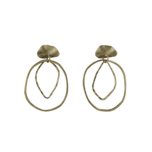 Boucles d'oreilles femme en Cuivre à anneaux, PATSY