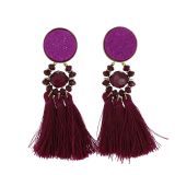 Hanging tassel earring, PAULINE