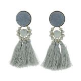 Hanging tassel earring, PAULINE