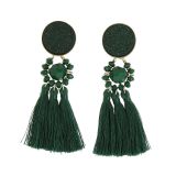 Hanging tassel earring, PAULINE