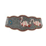 Cintura elastica larga con perline di mosaico fatto a mano, ELENA