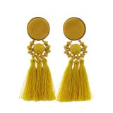 Hanging tassel earring, PAULINE