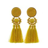 Hanging tassel earring, PAULINE