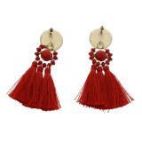 Hanging tassel earring, PAULINE