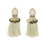 Tassel hanging dangle earring, KRISTIINA