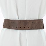 Ceinture large femme boucle ronde croisé VANESSA