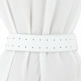 VANESSA leatherette large belt