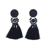 Hanging tassel earring, PAULINE