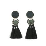 Hanging tassel earring, PAULINE