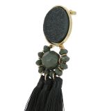 Hanging tassel earring, PAULINE