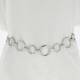 Woman's Lady Fashion Metal Chain Style Belt, LAURRAINE