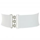 Wide Waist Elasticated Woman Belt, GLORIA Made in France