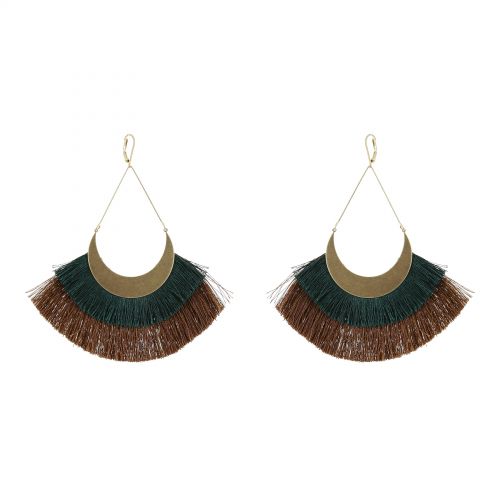 Tassel hanging dangle earring, SHERYL