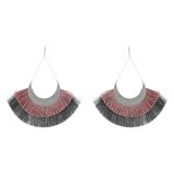 Tassel hanging dangle earring, ANDREA