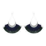 Frangia corda nappa orecchini, SHERYL