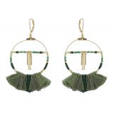 Tassel hanging dangle earring, SHERYL