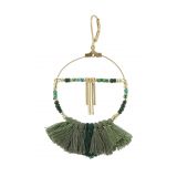 Tassel hanging dangle earring, SHERYL