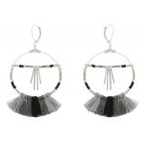 Tassel hanging dangle earring, SHERYL