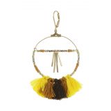 Tassel hanging dangle earring, SHERYL