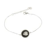 Bracelet femme acier inoxydable adjustable 